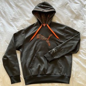US S Men’s Grey Puma Sweatshirt w/orange detailing